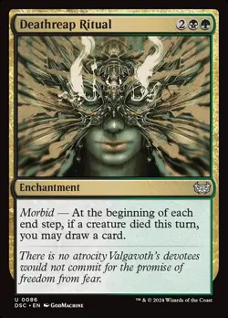 Deathreap Ritual 0086 Non Foil Uncommon Duskmourn MTG Near Mint - Image 1