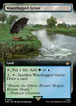Waterlogged Grove X1 EXTENDED ART-NM/M- Universes Beyond: Doctor Who - Image 1