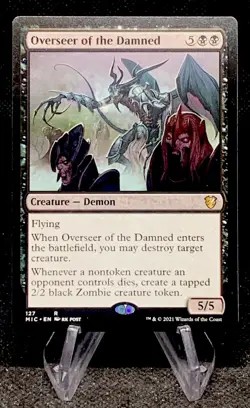 MTG Innistrad: Midnight Hunt Commander Overseer Of The Damned #127 - Image 1