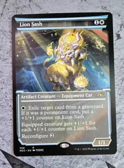 MTG - Lion Sash (Showcase) Kamigawa: Neon Dynasty - Image 1