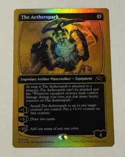 MTG The Aetherspark (First-Place Foil) [Aetherdrift] Foil LP - Image 1