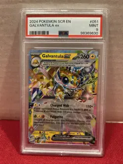 GALVANTULA EX #051 PSA 9 2024 POKEMON SCR EN-STELLAR CROWN 6150 - Image 3