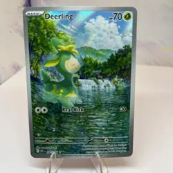 Pokemon TCG Deerling Holo Illustration Rare 091/086 White Flare English - Image 1
