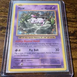 Pokemon X Y Evolutions Lily Pad Mew Holo - Image 1
