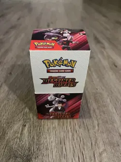 Pokemon Scarlet & Violet Destined Rivals Half Booster Box 18 Packs, Unsealed - Image 1