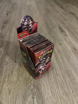 Pokemon Scarlet & Violet Destined Rivals Half Booster Box 18 Packs, Unsealed - Image 2