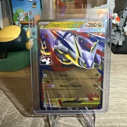 Pokemon Mega Latias EX 100/132 Mega Evolutions Prize Pack Series 8 Stamped - NM - Image 1