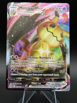 Mimikyu VMAX 069/172 - Brilliant Stars - Pokemon TCG - Ultra Rare Holo - Image 1