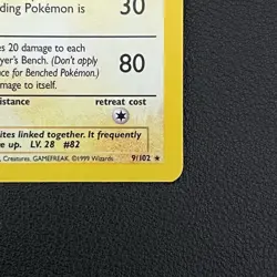 Pokemon TCG Magneton Base Set (Unlimited) 9/102 Holo Rare - LP - Image 2