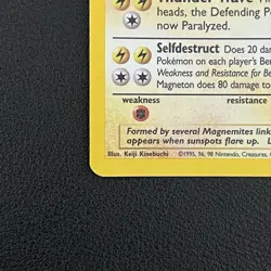 Pokemon TCG Magneton Base Set (Unlimited) 9/102 Holo Rare - LP - Image 5