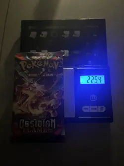 VERY HEAVY! 22.54 Gram Obsidian Flames Pokemon TCG Factory Sealed Booster Pack! - Image 1
