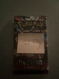 VERY HEAVY! 22.54 Gram Obsidian Flames Pokemon TCG Factory Sealed Booster Pack! - Image 3