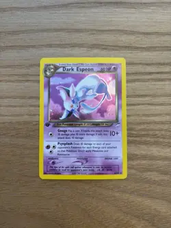 Pokemon TCG Dark Espeon Neo Destiny 4 Holo 1st Edition Pack Fresh But NM -/LP+ - Image 1