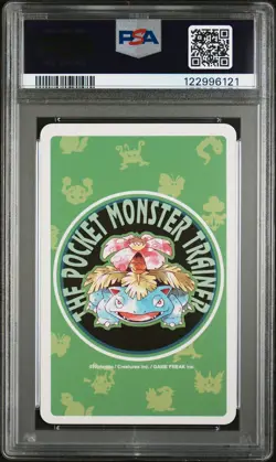 1996 POKEMON GREEN VERSION PLAYING CARDS 4 OF CLUBS #146A MOLTRES PSA 10 - Image 2