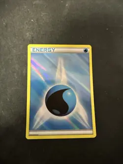 Pokemon TCG Water Energy 2013 Reverse Holo D8 - Image 1