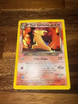Pokemon TCG Dark Typhlosion Neo Destiny 10/105 Holo Rare Unlimited - Image 1