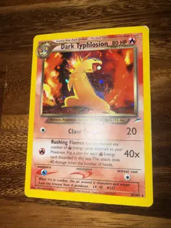 Pokemon TCG Dark Typhlosion Neo Destiny 10/105 Holo Rare Unlimited - Image 2