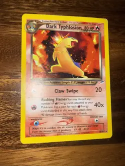 Pokemon TCG Dark Typhlosion Neo Destiny 10/105 Holo Rare Unlimited - Image 3
