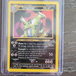 Pokemon Tyranitar Neo Discovery 31/75 Rare 100 HP 1st Edition 2001 - Image 1