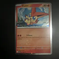 Victini 012/086 SV11B: Black Bolt Stamped Holo 80HP Pokemon TCG English - Image 1