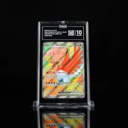 TAG 10 Gem Mint 2025 Pokemon Destined Rivals Ethan's Ho-Oh EX #209 Ultra Rare - Image 1