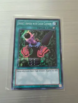 Yu-Gi-Oh! Insect Armor With Laser Cannon NUMH-EN057 Super Rare 1st Edition NM a1 - Image 1