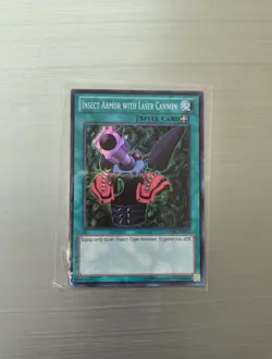 Yu-Gi-Oh! Insect Armor With Laser Cannon NUMH-EN057 Super Rare 1st Edition NM a1 - Image 2