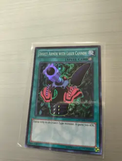 Yu-Gi-Oh! Insect Armor With Laser Cannon NUMH-EN057 Super Rare 1st Edition NM a1 - Image 3
