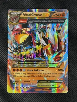 Primal Groudon EX 86/160 NM Mega Holo Rare XY Primal Clash 2014 Pokemon TCG - NM - Image 2