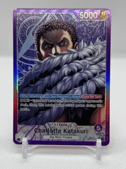 One Piece near mint alt art Charlotte Katakuri A Fist of Divine Speed OP11-062 - Image 1