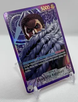 One Piece near mint alt art Charlotte Katakuri A Fist of Divine Speed OP11-062 - Image 2