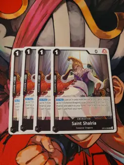 4x Saint Shalria OP13-086 UC Carrying on His Will - ONE PIECE Card Game - Image 1