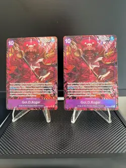 ONE PIECE OP13-064 GOL.D.ROGER ALT ART (LOT OF 2 CARDS) NM - Image 1