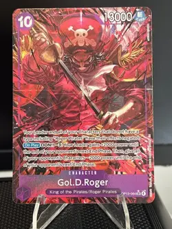 ONE PIECE OP13-064 GOL.D.ROGER ALT ART (LOT OF 2 CARDS) NM - Image 4
