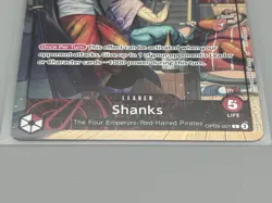 Shanks One Piece TCG Promo Foil OP09-001 PSA Magazine Promo - Image 3