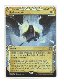 EPHEMERATE Etched FOIL Strixhaven Showcase Mystical Archives ENGLISH Magic MTG - Image 1