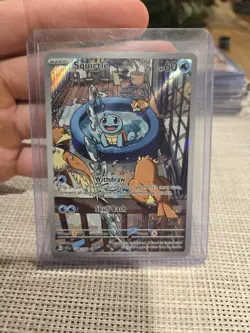 Squirtle Illustration Rare Pokemon SV07: Stellar Crown 148/142 English NM - Image 1