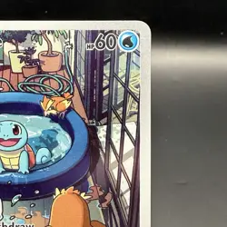 Squirtle 148/142 SV07: Stellar Crown Illustration Rare Full Art Holo Pokemon NM - Image 4