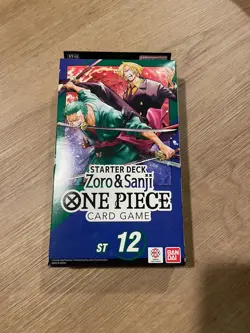 ONE PIECE CARD GAME - ZORO AND SANJI - ST12 STARTER DECK ENGLISH NEW SEALED - Image 1