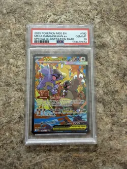 Pokemon TCG Mega Kangaskhan EX 182/132 Illustration Rare GEM MINT PSA 10 - Image 1
