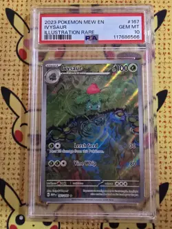 Ivysaur 167/165 Pokemon Sv: Scarlet & Violet 151 PSA 10 GEM MT Illustration Rare - Image 1