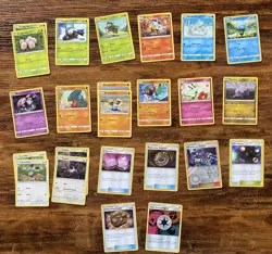 24 Pokemon Cards Sun & Moon Forbidden Light Card LOT Light Play Near Mint - Image 1