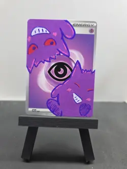 Gengar FANART TCG Pokemon Card ACEO Art Illustration Custom Card Custom Art - Image 1