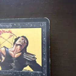 MTG: Shadow Signs Douglas Schuler - Unholy Strength Moderate Play Alpha Ed LEA - Image 3