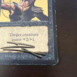MTG: Shadow Signs Douglas Schuler - Unholy Strength Moderate Play Alpha Ed LEA - Image 5