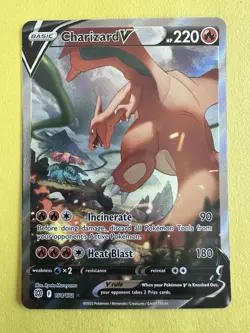 Pokemon TCG Charizard V Brilliant Stars Holo Ultra Rare Card 154/172 Alt Art NM - Image 2