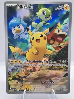 Pikachu Promo SV: Scarlet & Violet Promo Cards 027 NM - Image 1