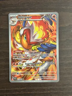 Infernape 173/167 Sv06: Twilight Masquerade Pokemon TCG Illustration Rare - Image 1