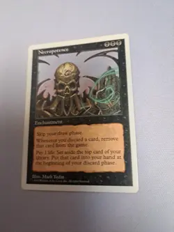 MTG: Core Set 5th Edition: Necropotence (LP) - Image 1