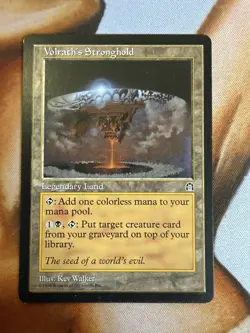 MTG Volrath's Stronghold Legendary Land (LP) Stronghold 1998 (3/4) - Image 2